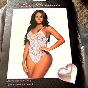 Leg Avenue Strappy Back Lace‎ Teddy
